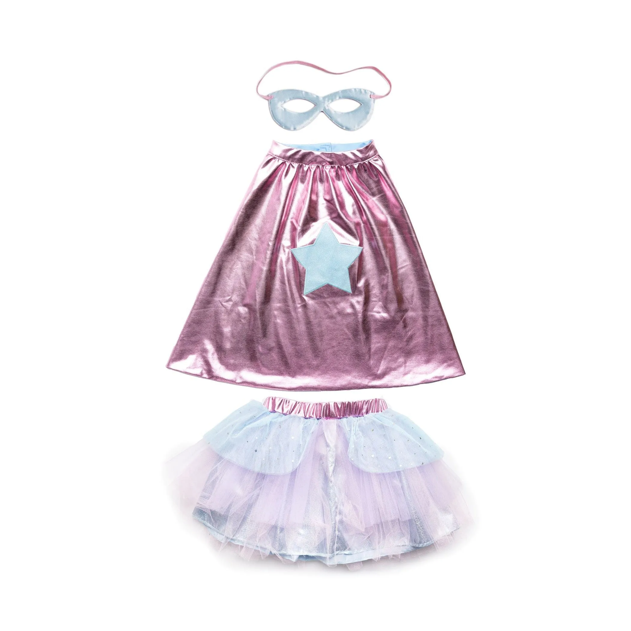 Great Pretenders Super-duper Tutu Cape/Mask - Pink