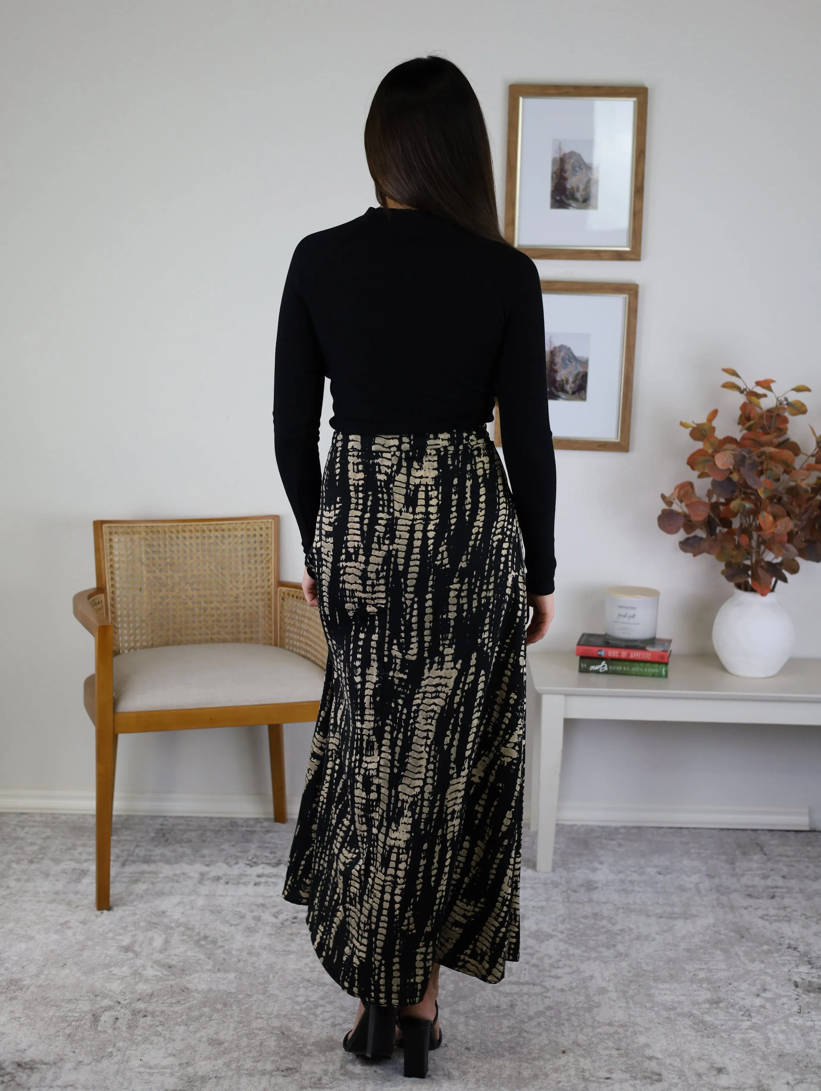 Hillside Multi Pattern Maxi Skirt