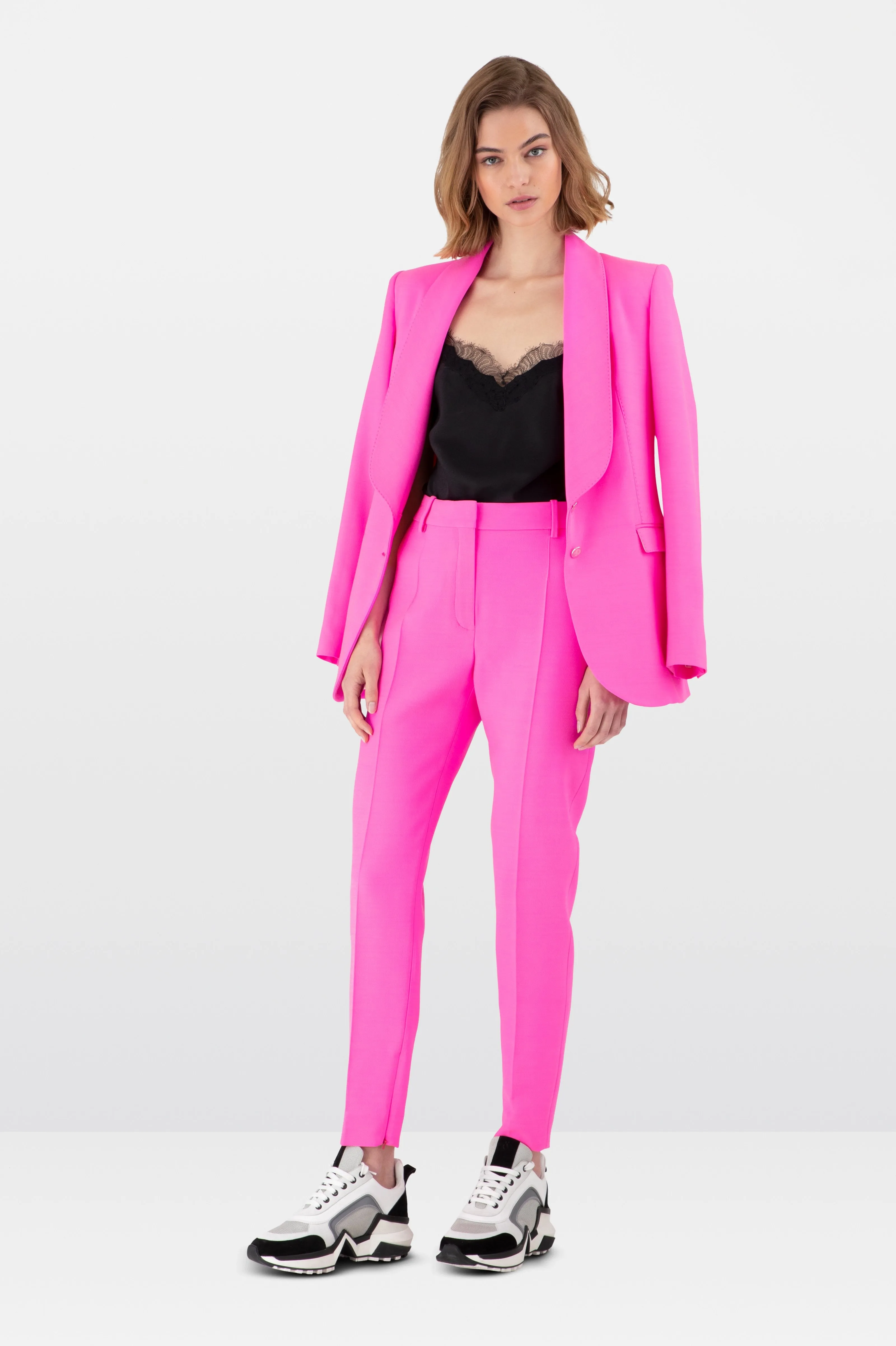 Hot Pink Tailor Crepe