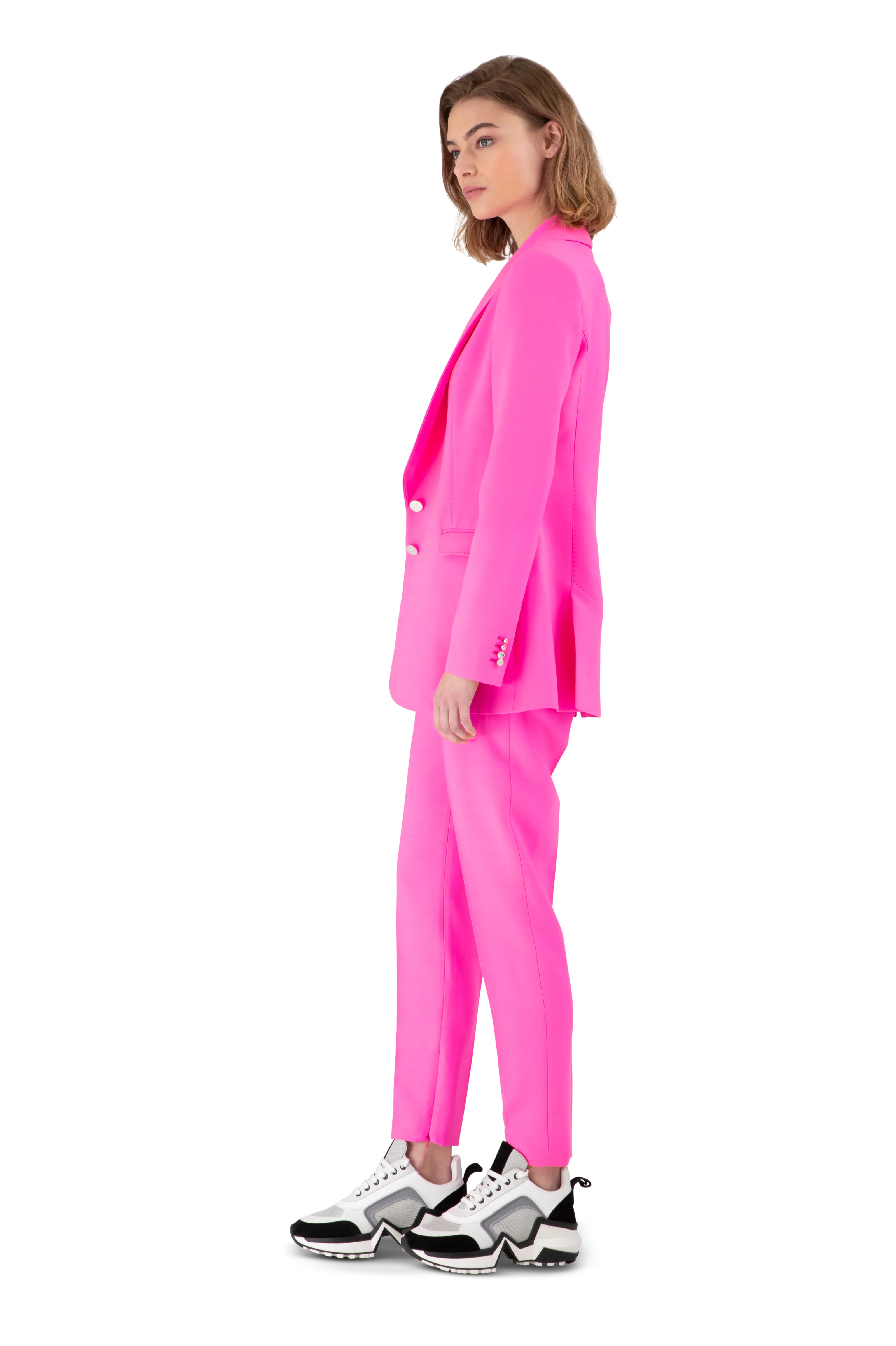 Hot Pink Tailor Crepe