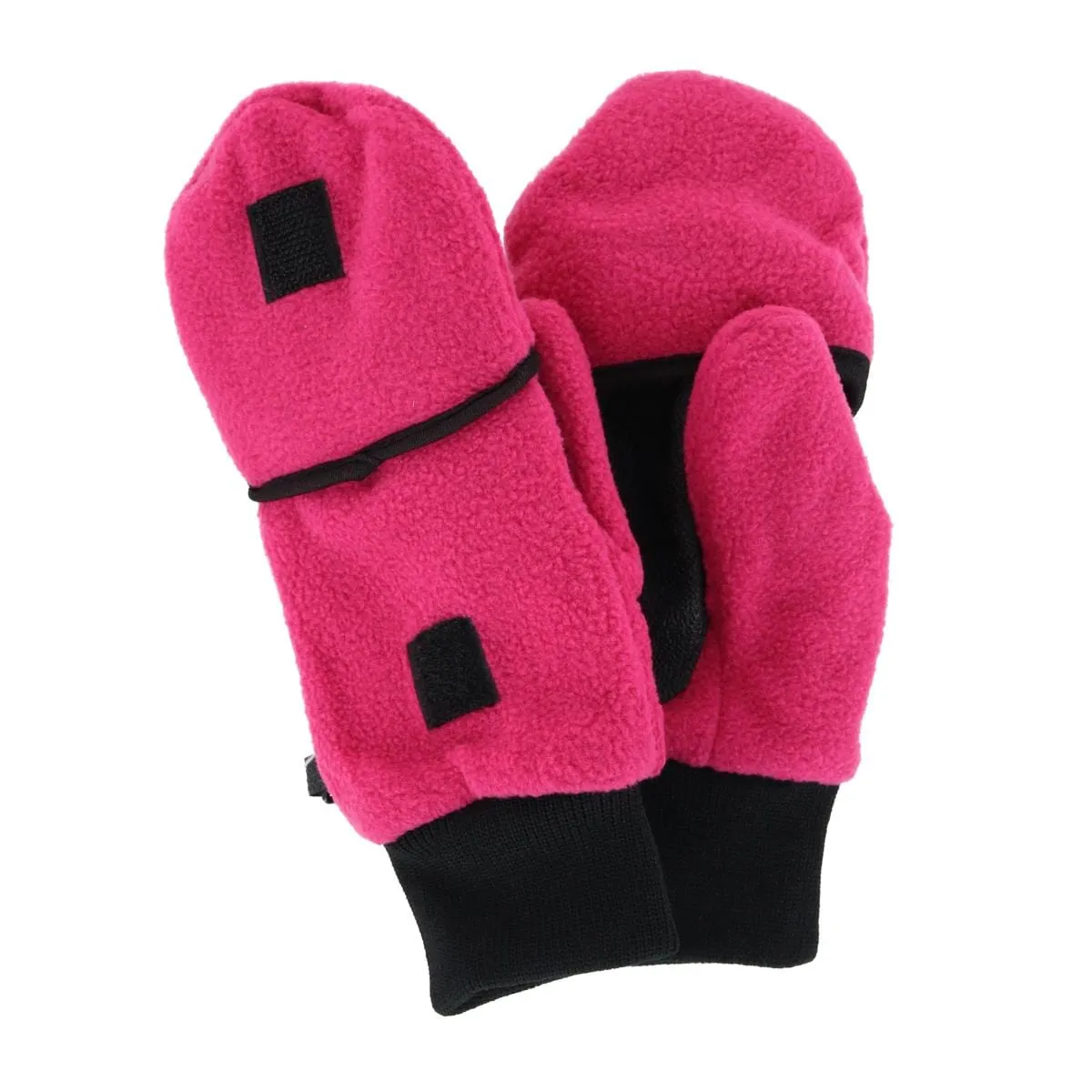 Iceberg Polar Wear Girl's 4-7 Winter Fleece Convertible Fingerless Glove to Mitten