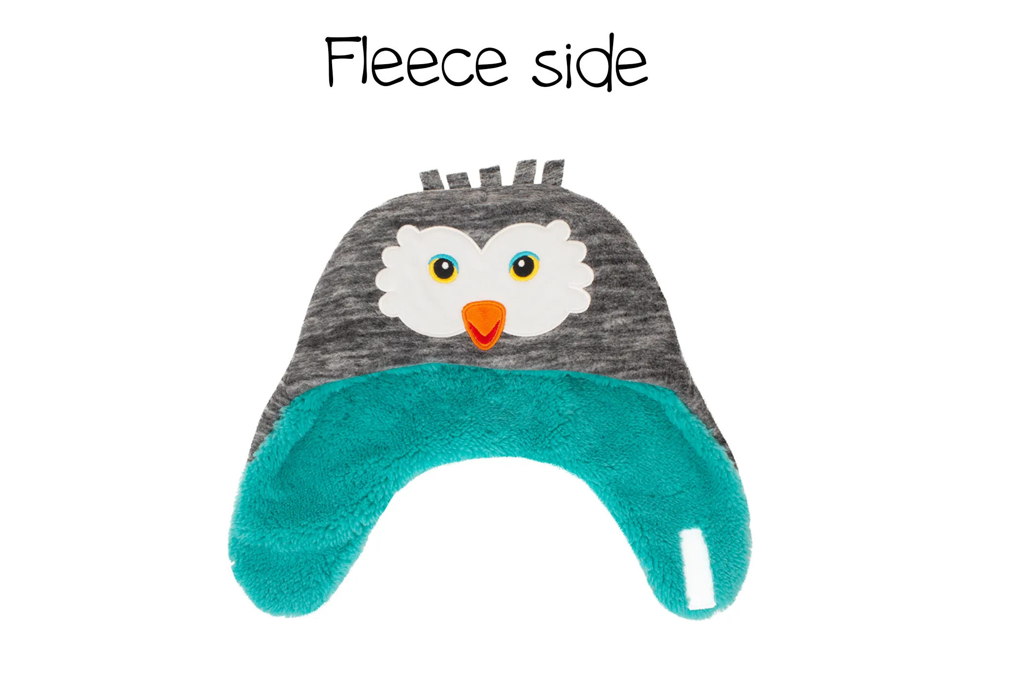 Kids & Baby Reversible Sherpa Hat - Squirrel & Snowy Owl