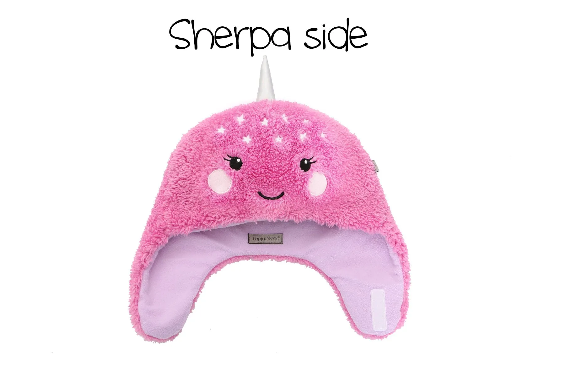 Kids & Baby Reversible Sherpa Hat - Unicorn & Narwhal