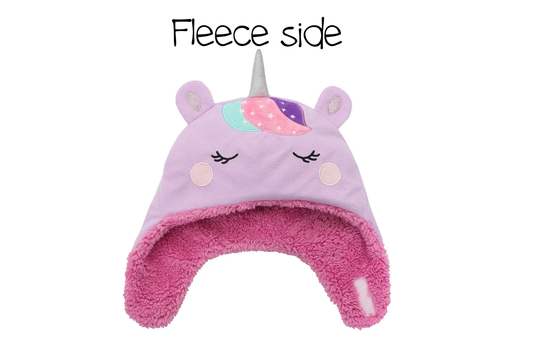 Kids & Baby Reversible Sherpa Hat - Unicorn & Narwhal