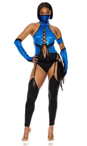 Kitana Mortal Video Game Halloween Costume