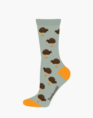 Kiwi Women's Bamboo Crew Socks