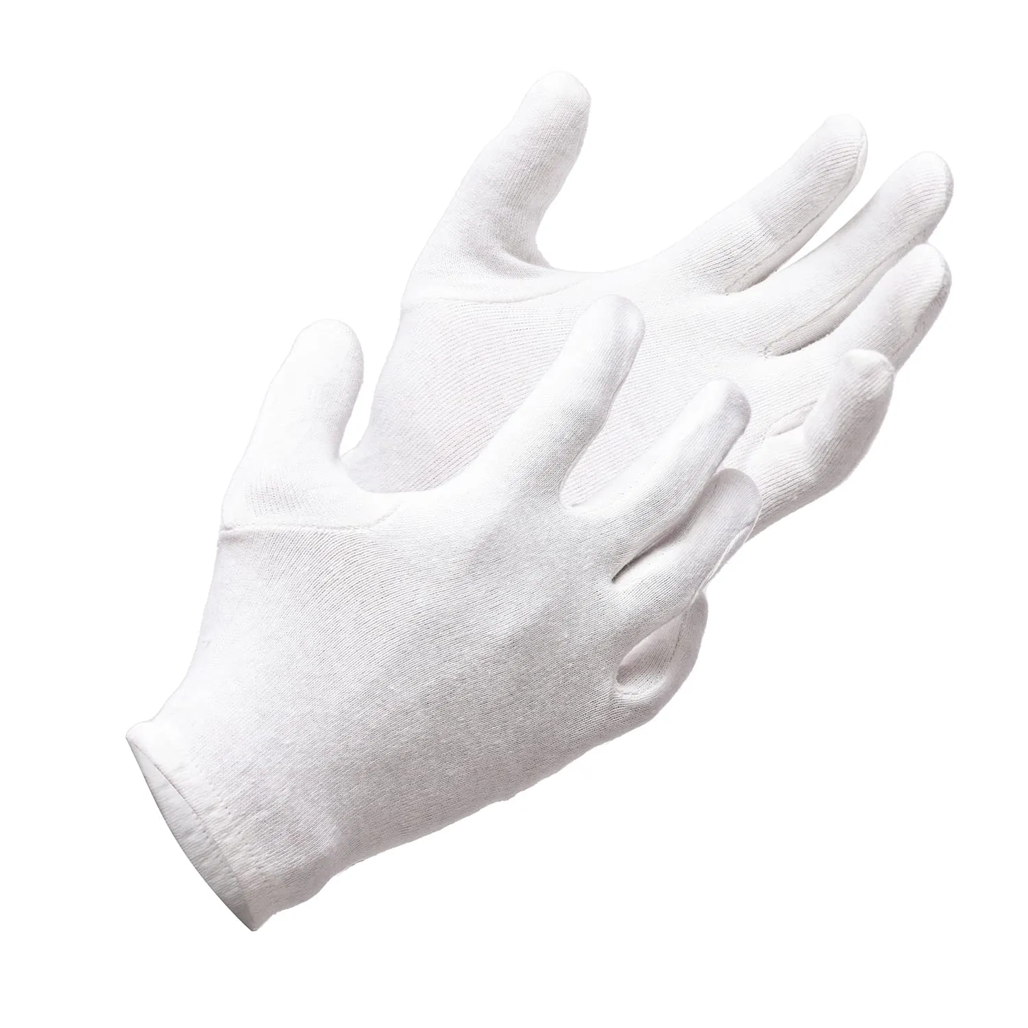 Kuber Industries Gloves | Cotton Summer Gloves | Protection From Sun Burns | Dust | Pollution | Gloves For Women | Gloves For Men | 2 Pair | Pack of 2 | White