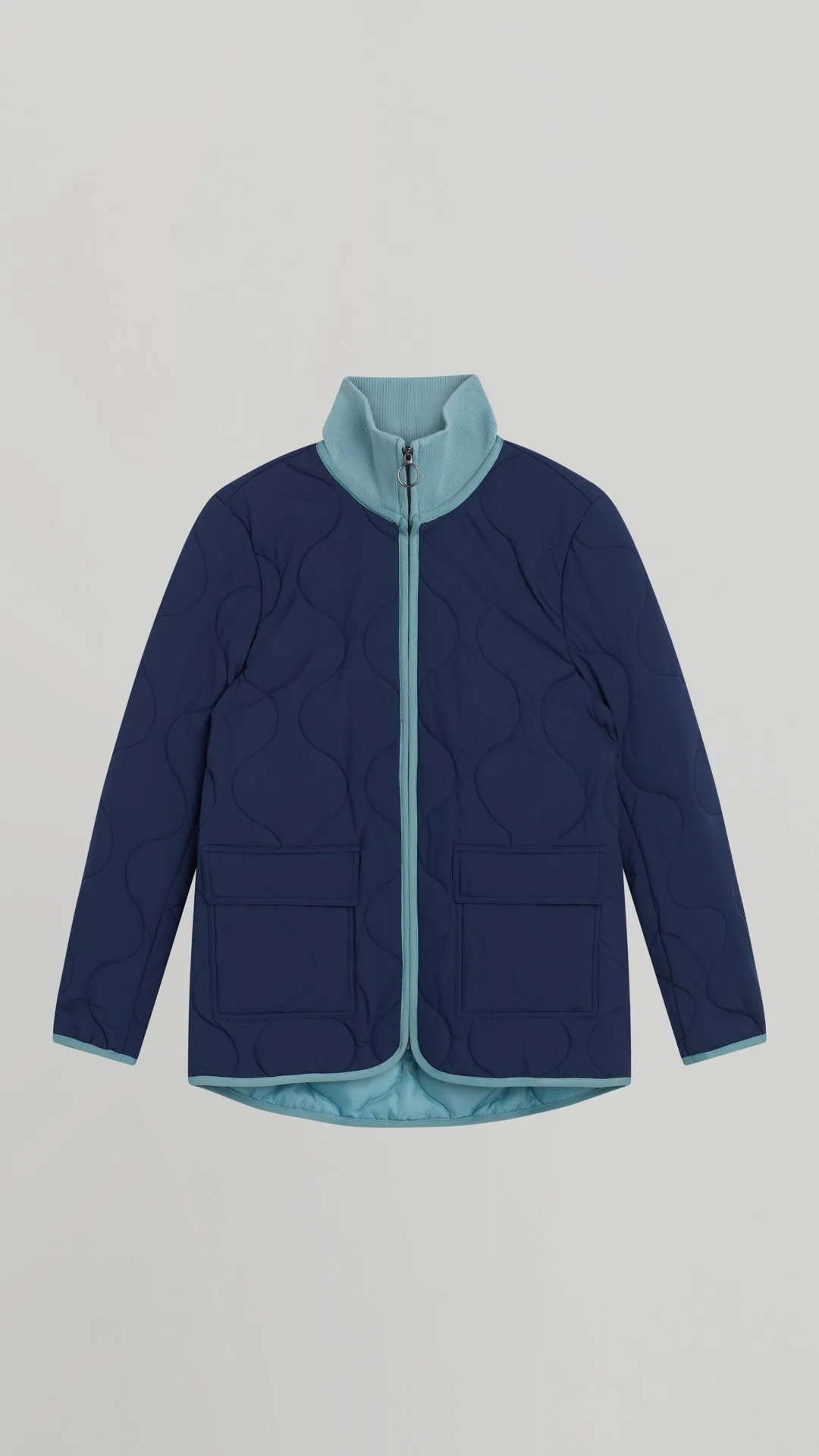 LIGHTWEIGHT QUILTED ZIP JACKET