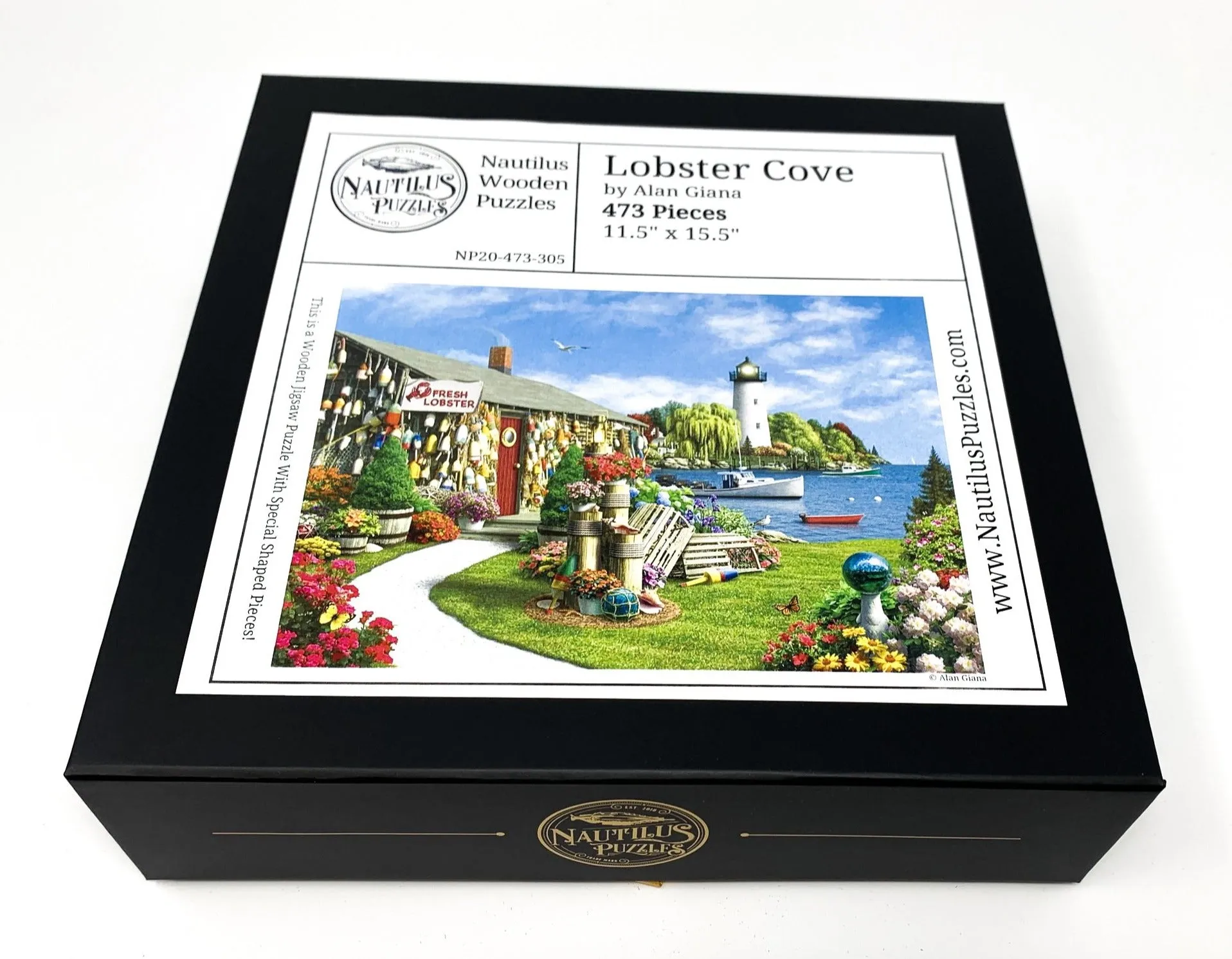 Lobster Cove (473 Piece Wooden Jigsaw Puzzle)