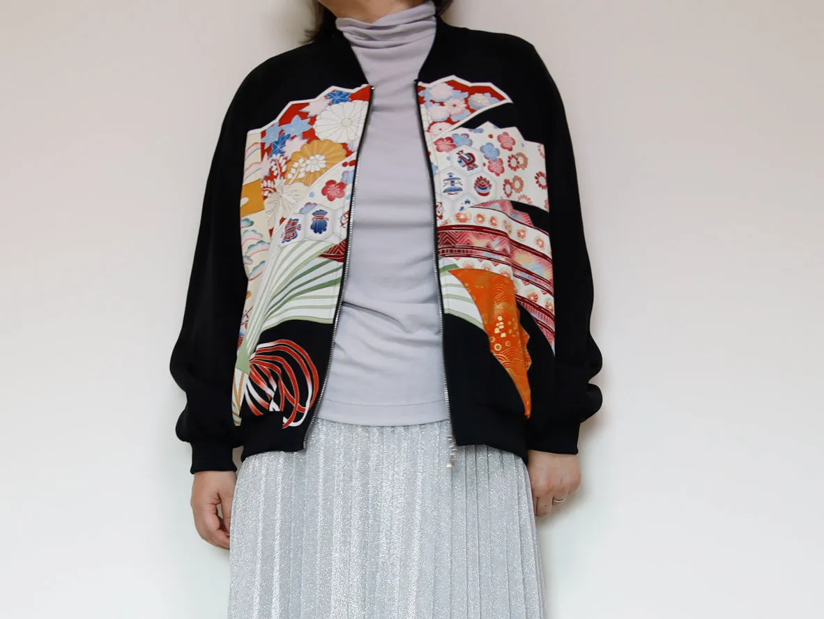 <J09-020> KIMONO BOMBER Jacket