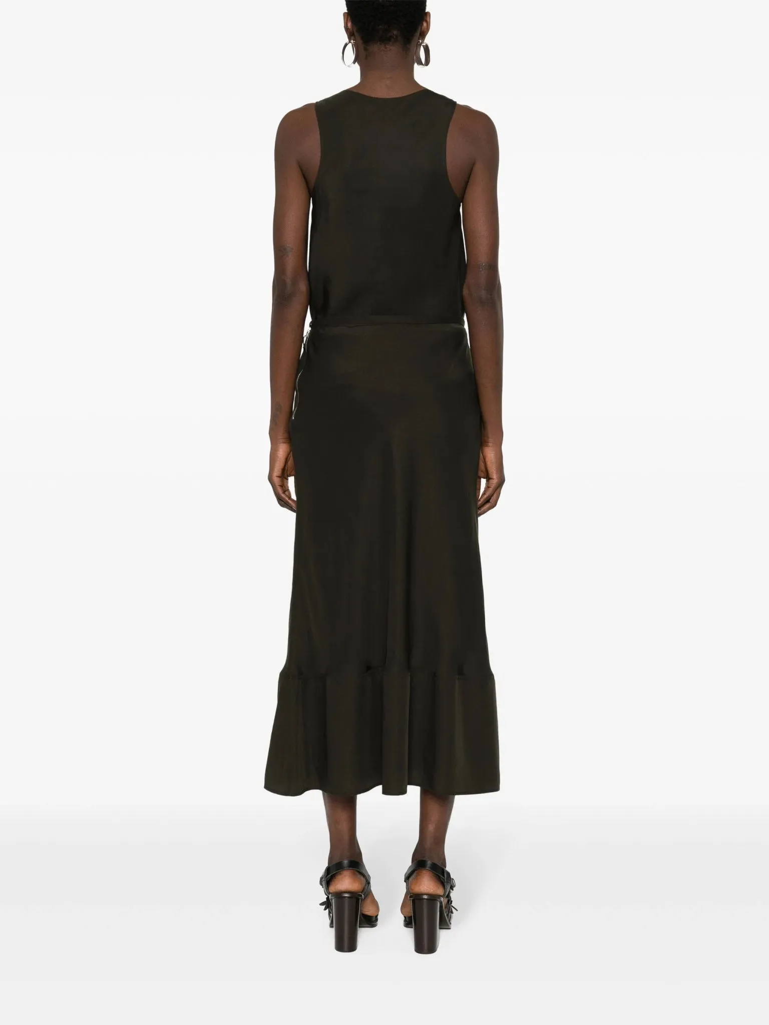 lyocell maxi skirt