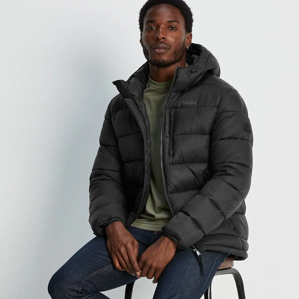 Maloney Mens Padded Jacket - Black