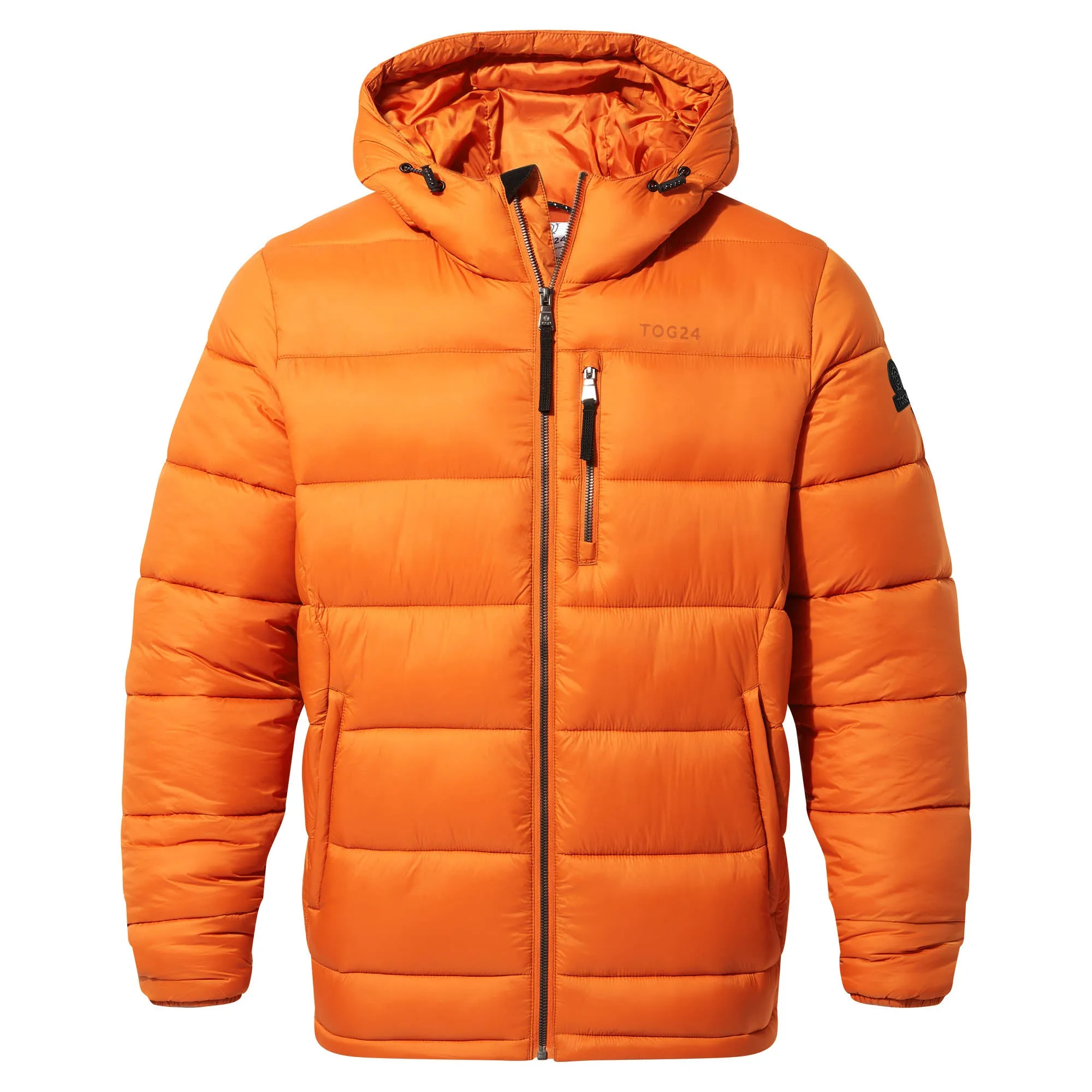 Maloney Mens Padded Jacket - Dark Orange