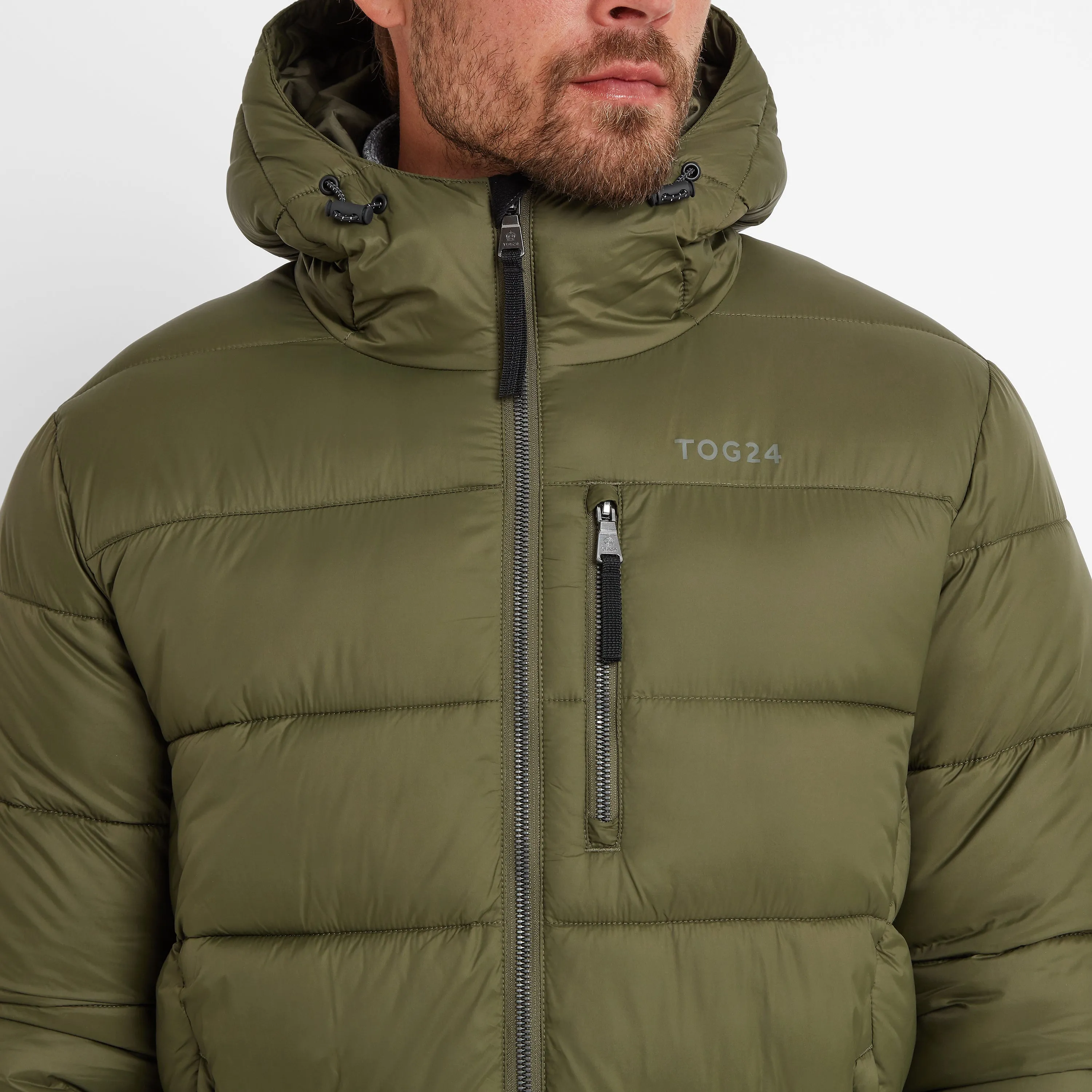 Maloney Mens Padded Jacket - Khaki