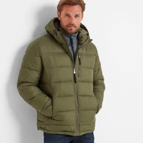 Maloney Mens Padded Jacket - Khaki