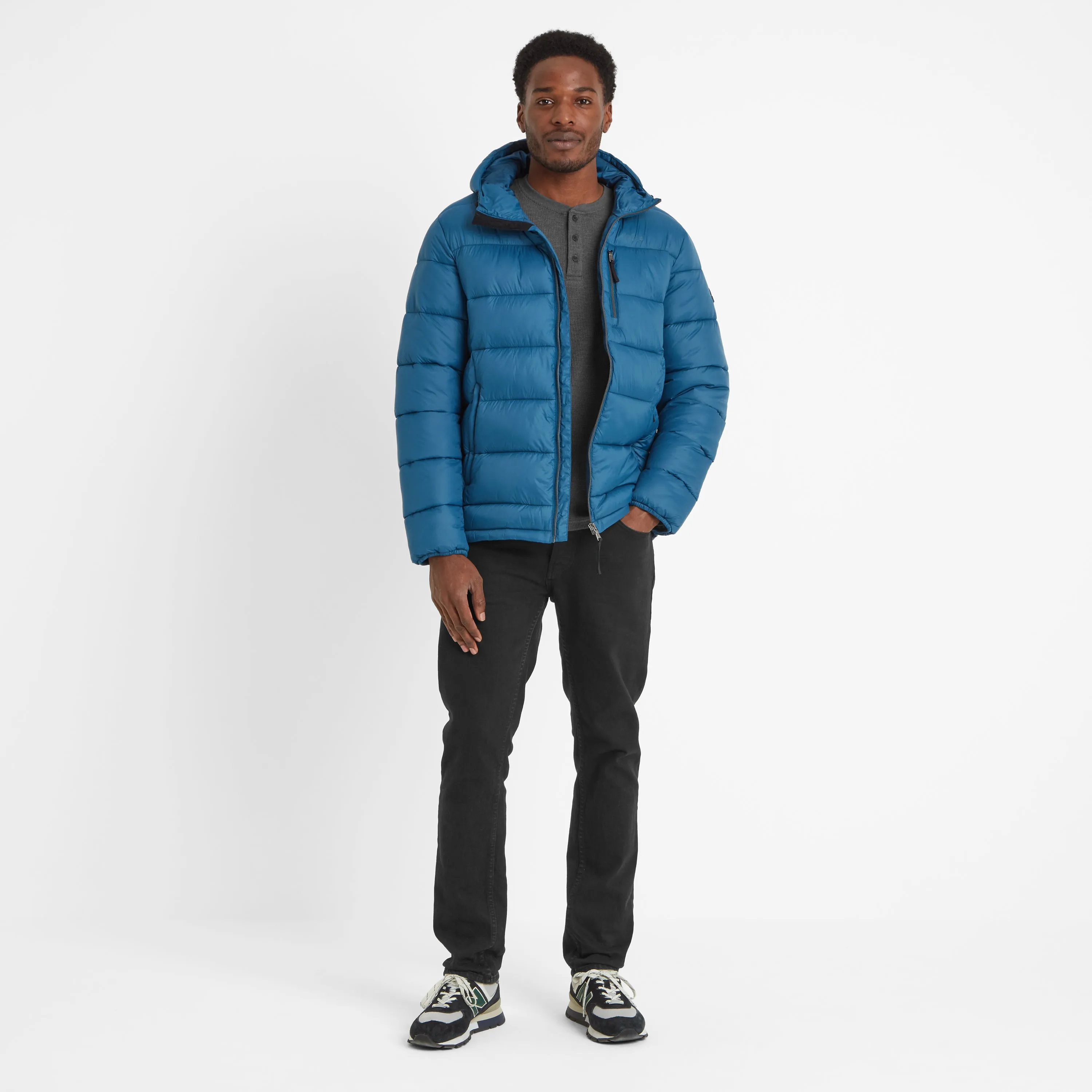 Maloney Mens Padded Jacket - Marine Blue