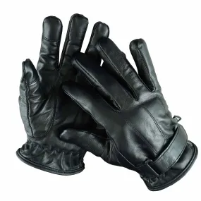 Men Genuine Sheep Leather Winter Gloves