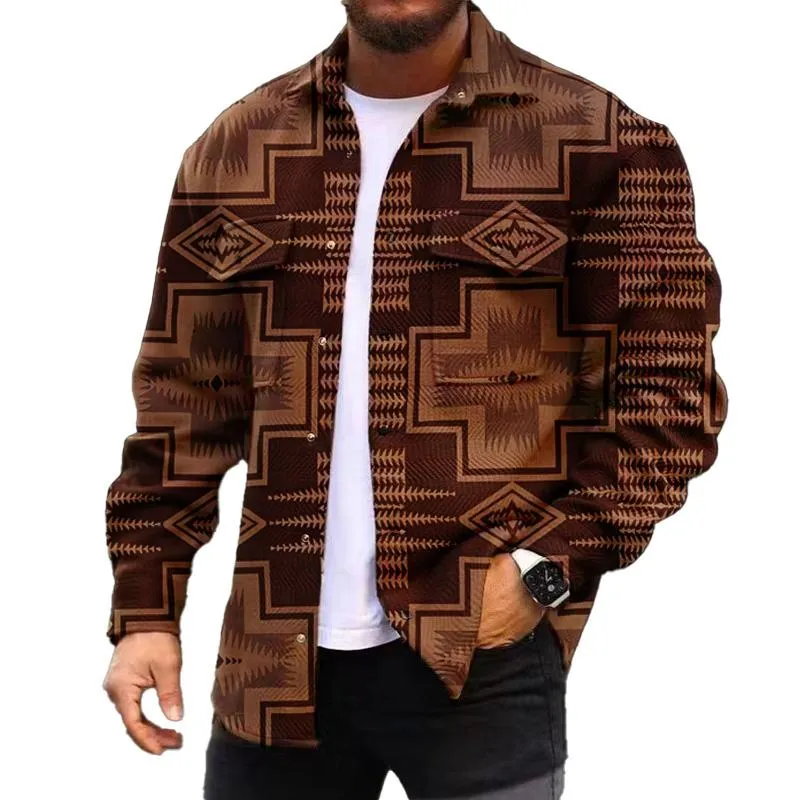 MEN'S FASHIONABLE CASUAL CORDUROY JACKET 20500408YM