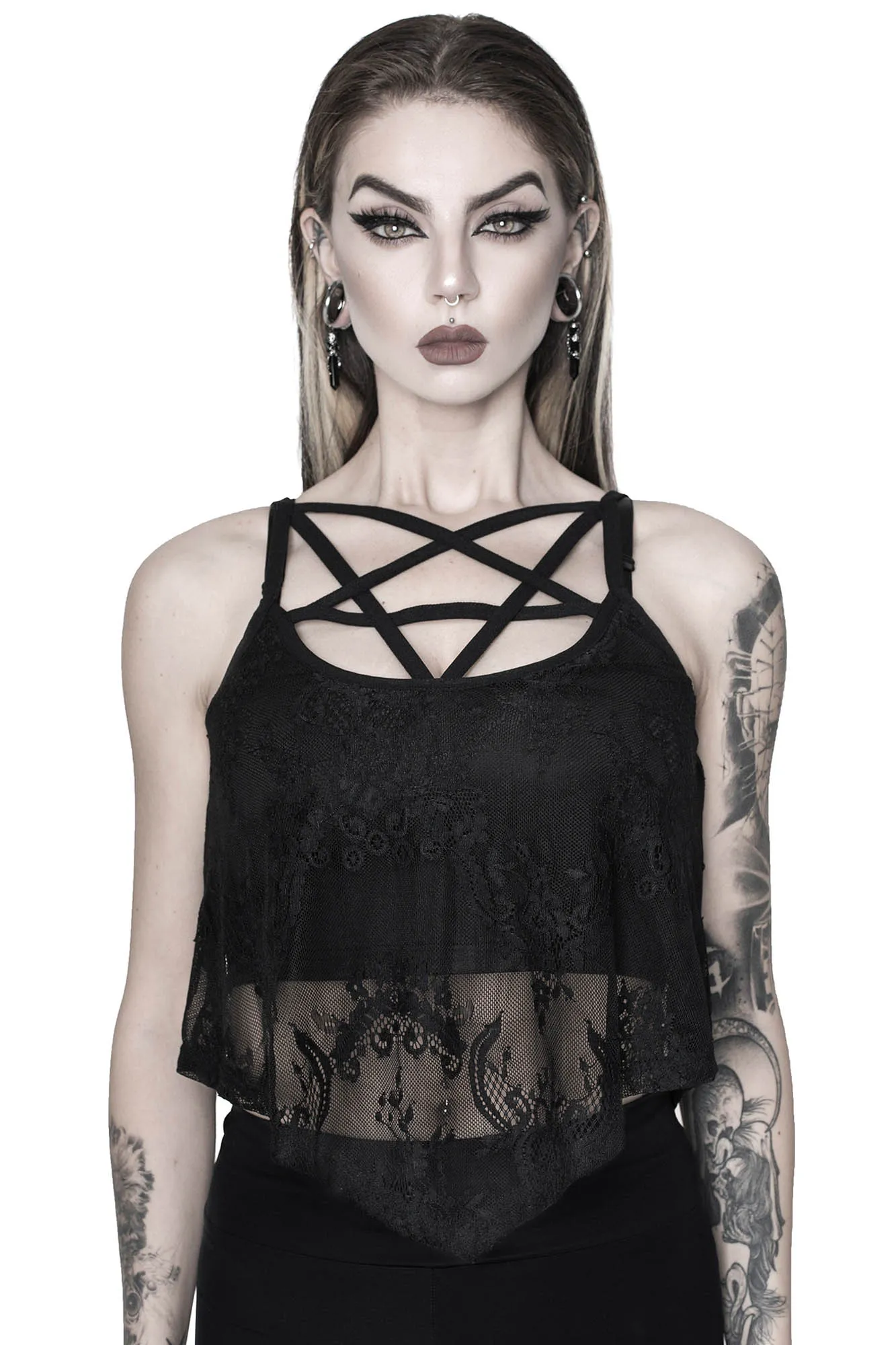 Midnight Sun Lace Vest