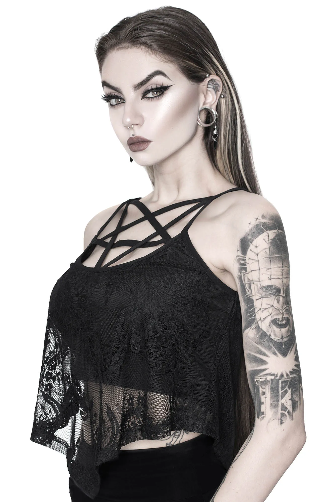 Midnight Sun Lace Vest