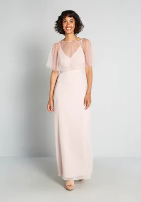 Misty Pink Perfection Maxi Dress