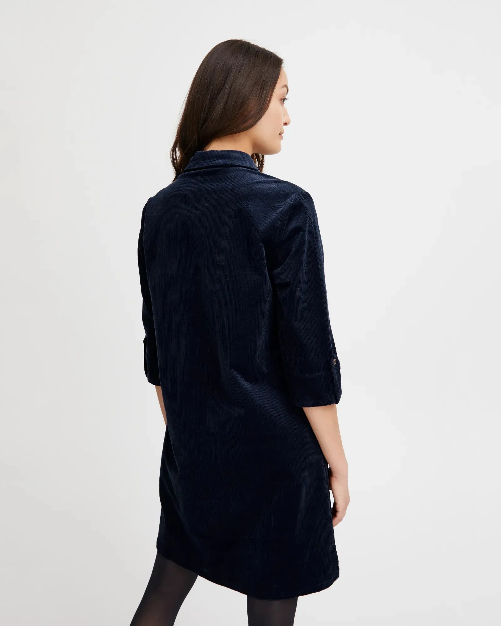 Mita Cord Tunic - Peacoat