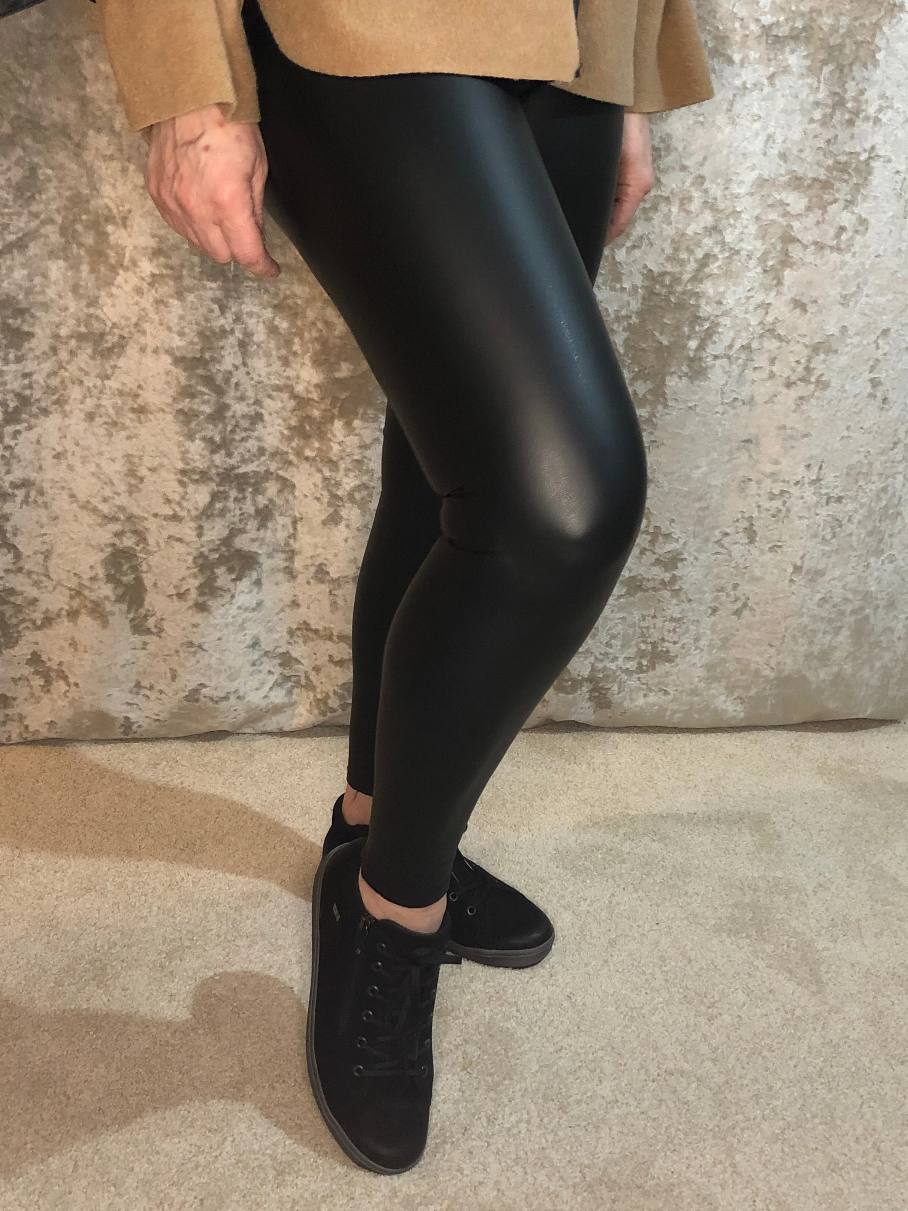 New Pleather High Waist Leggings (3 Colours)