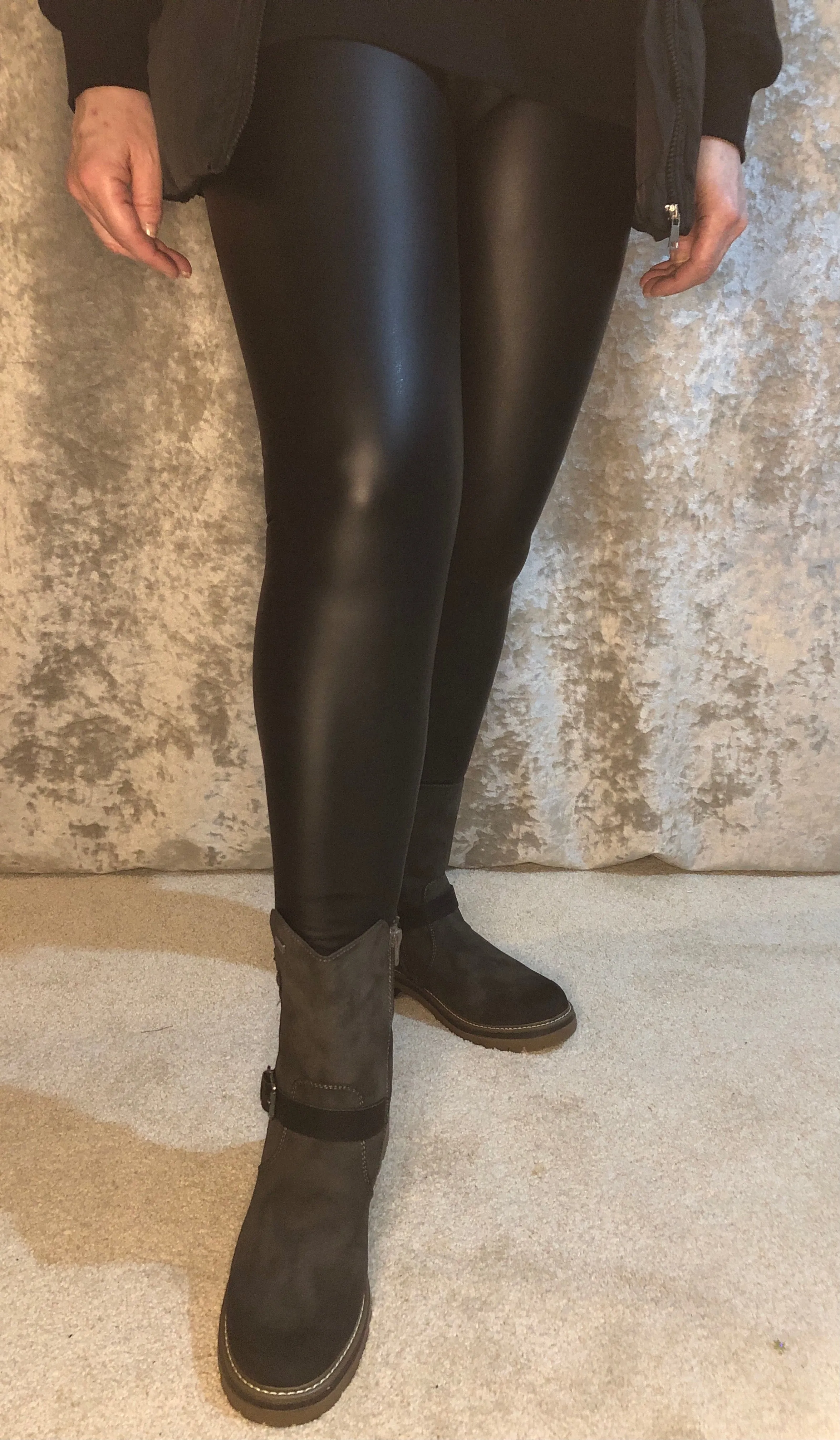 New Pleather High Waist Leggings (3 Colours)