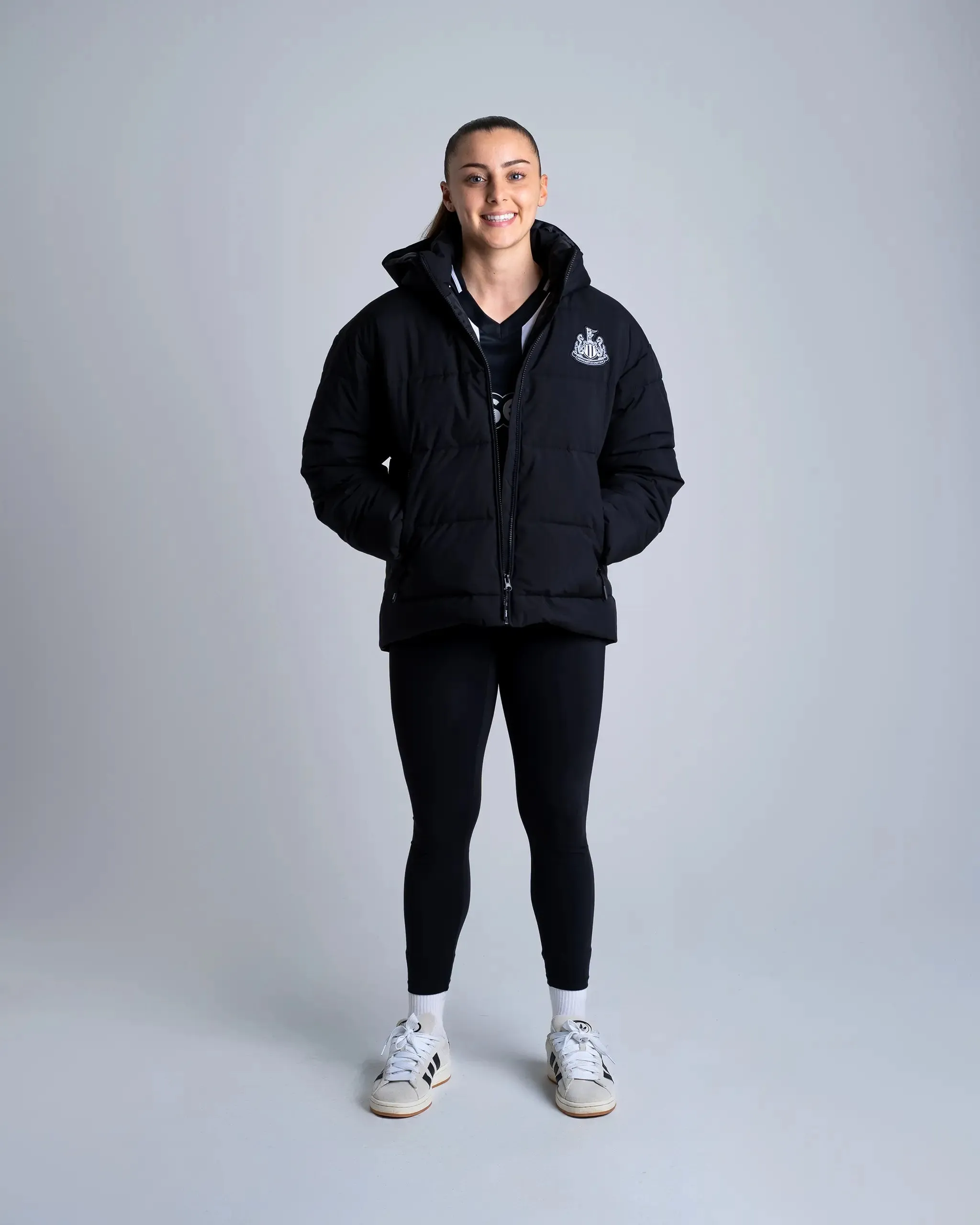 Newcastle United Women's Black Padded Jacket