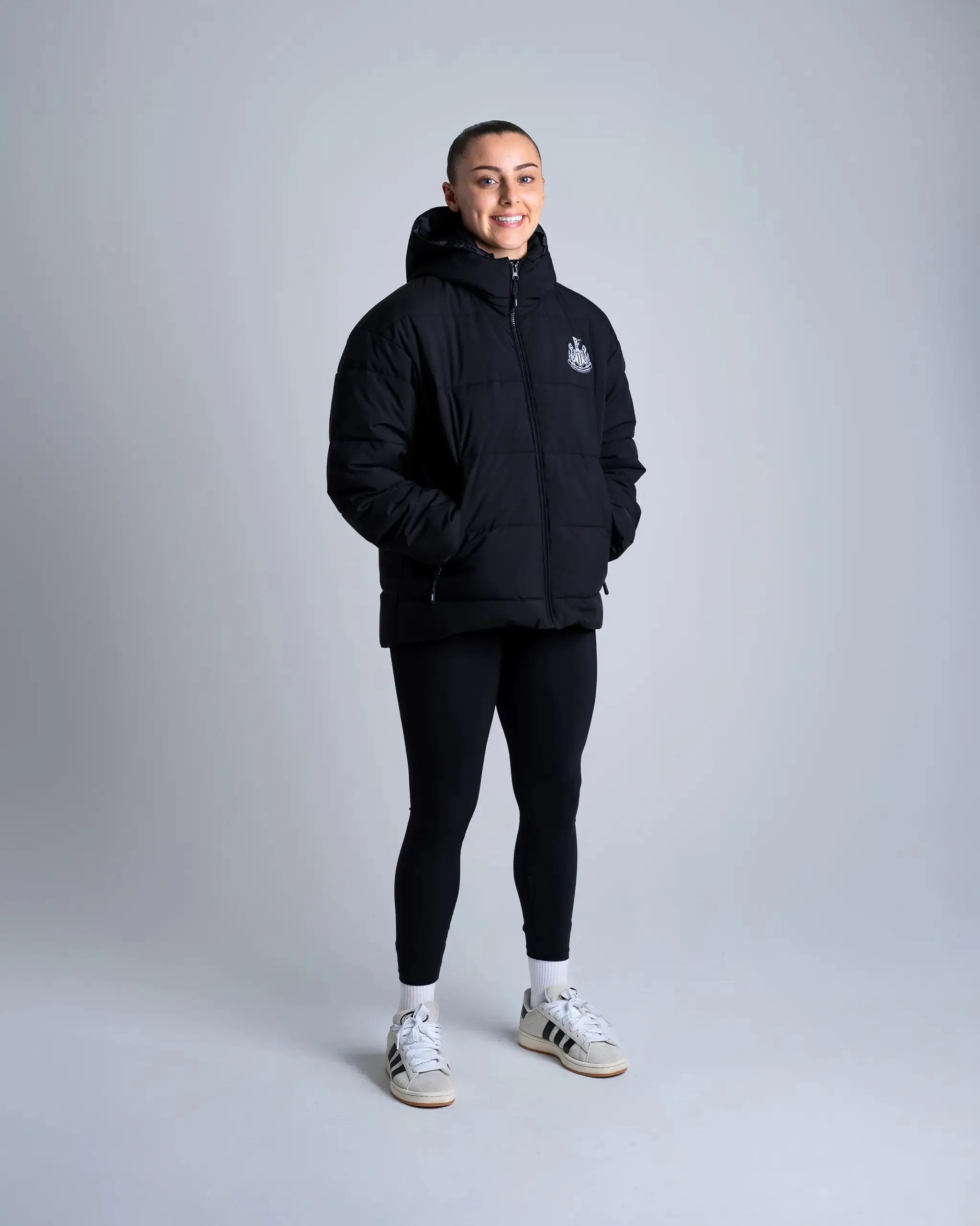 Newcastle United Women's Black Padded Jacket