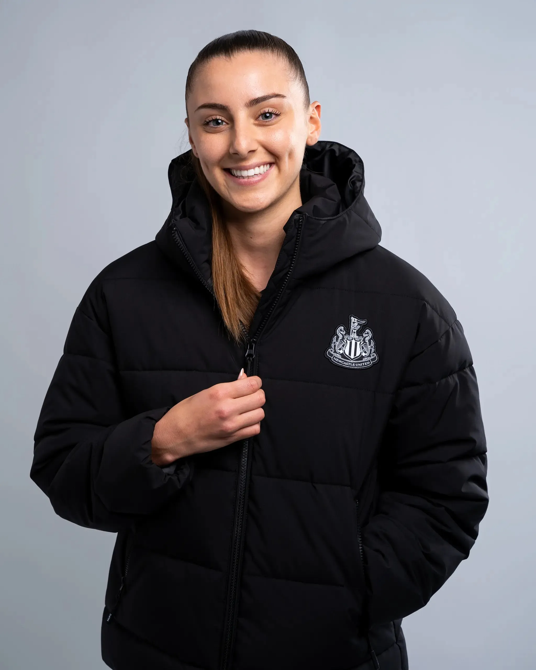 Newcastle United Women's Black Padded Jacket