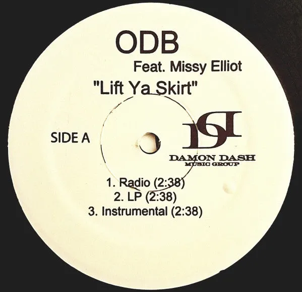 Ol' Dirty Bastard Featuring Missy Elliott - Lift Ya Skirt (12", Promo) (NM or M-)