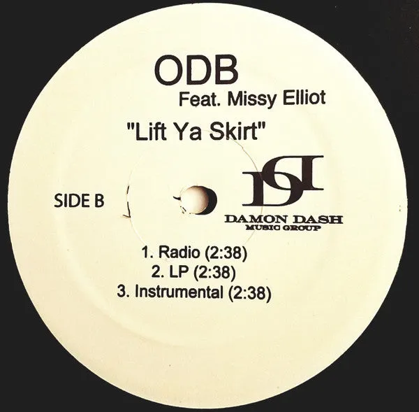 Ol' Dirty Bastard Featuring Missy Elliott - Lift Ya Skirt (12", Promo) (NM or M-)