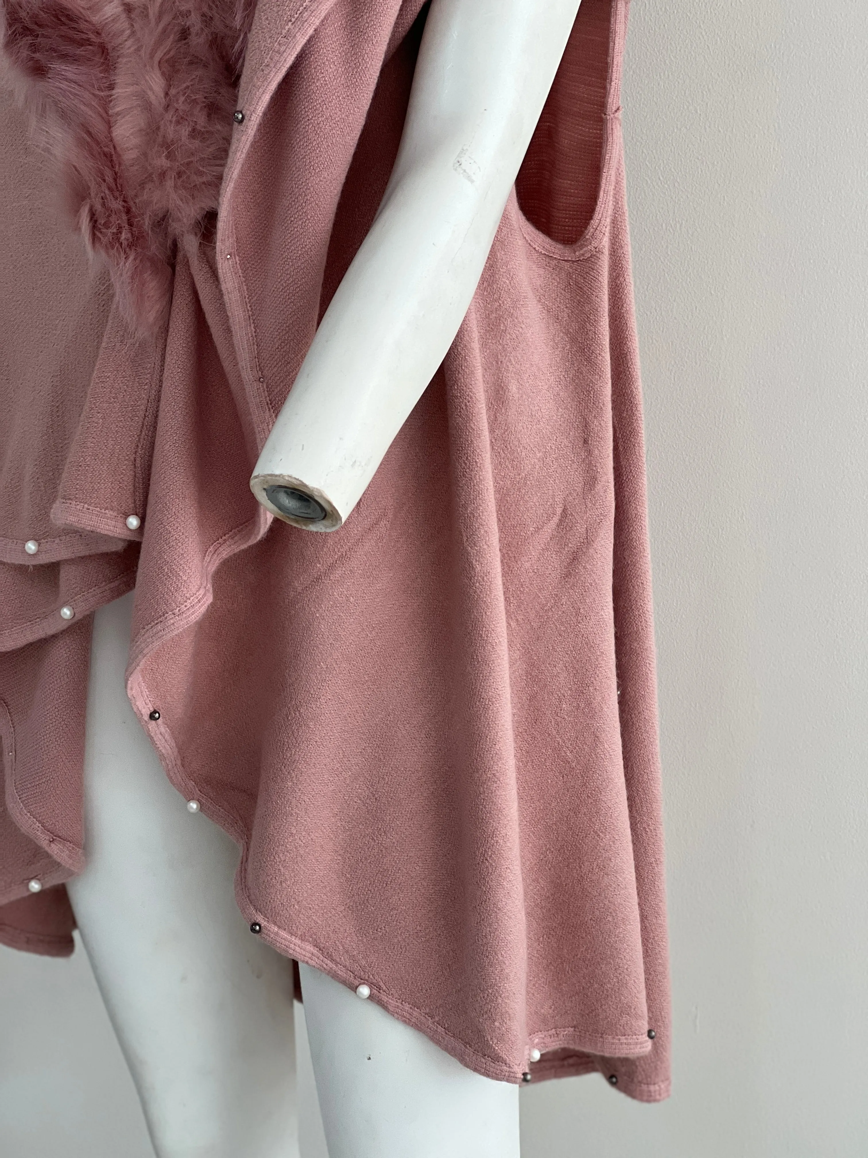 Omnia Blush Shawl Cardigan