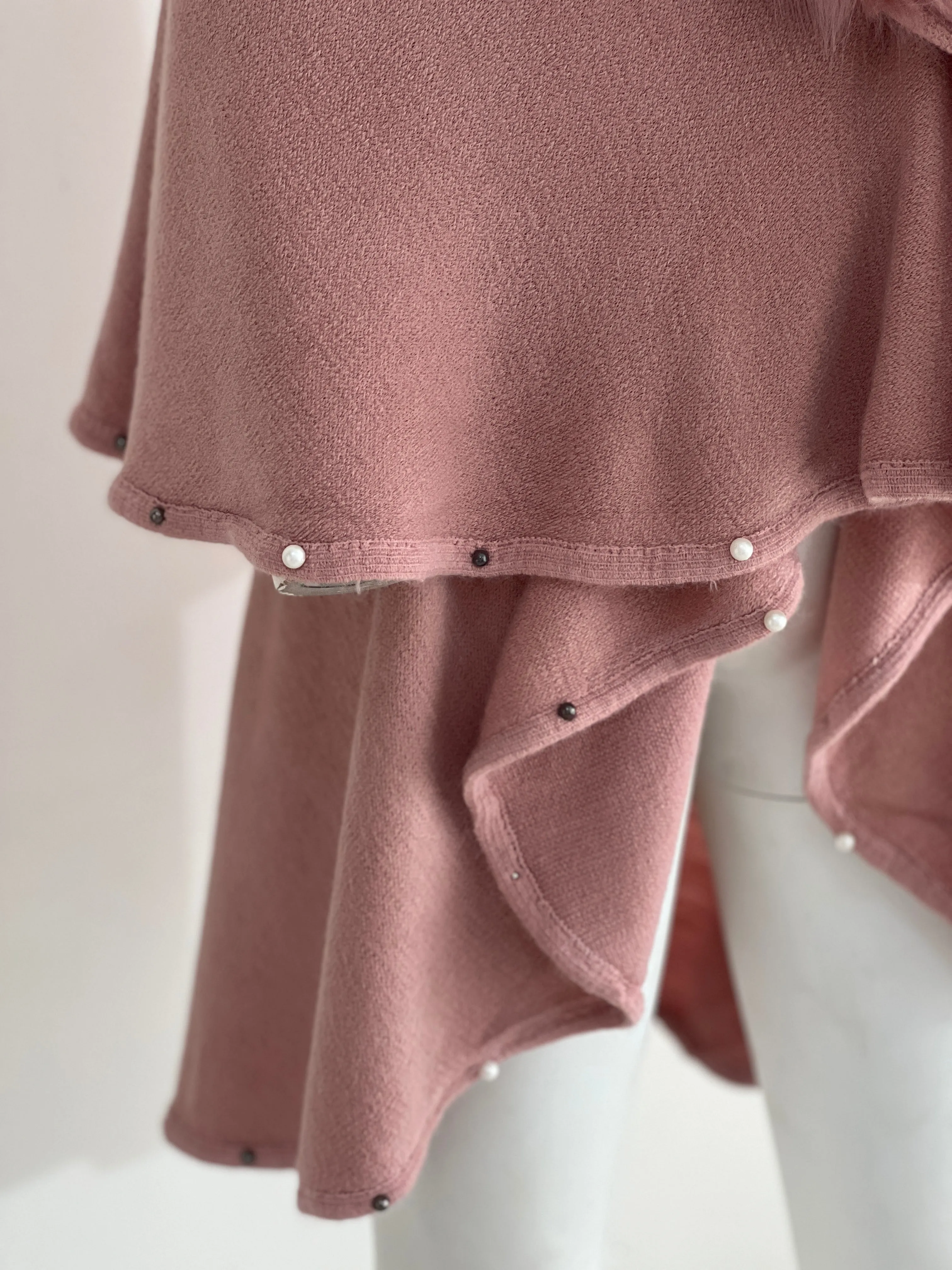 Omnia Blush Shawl Cardigan