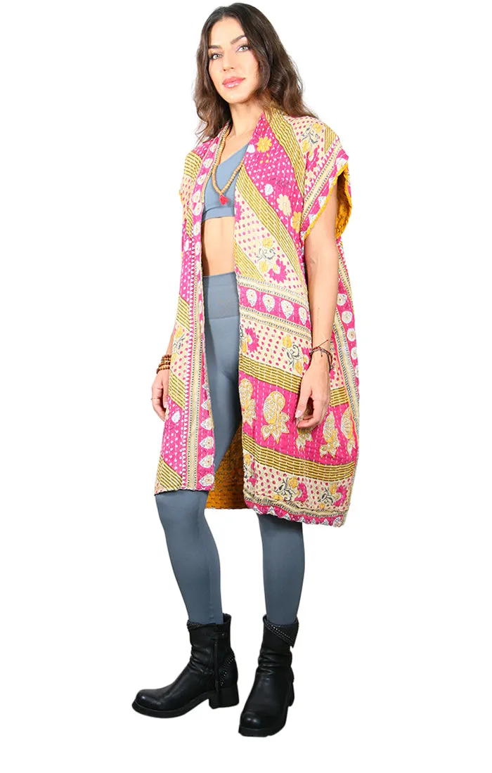 One of a Kind - Reversible Kantha Jacket