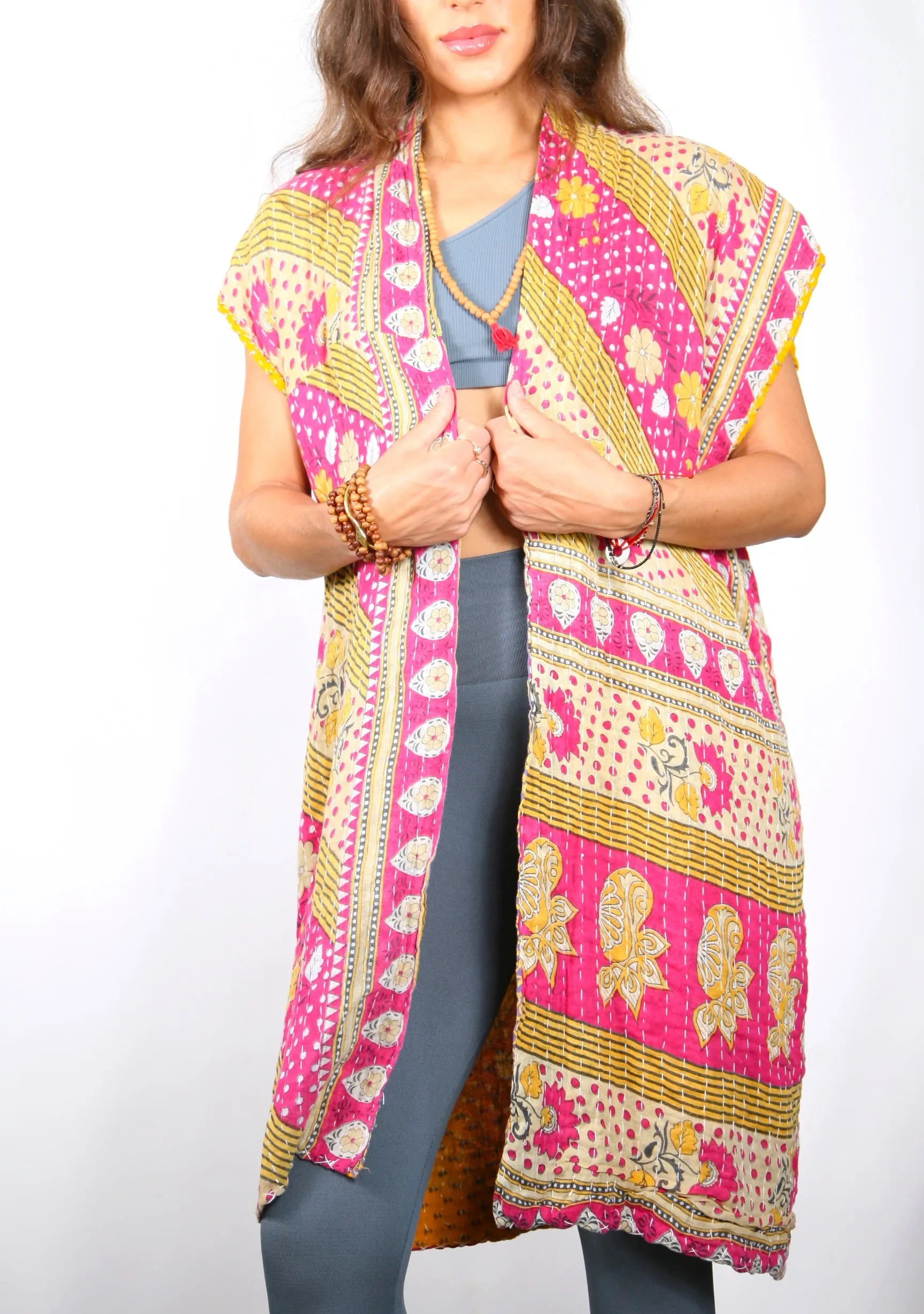 One of a Kind - Reversible Kantha Jacket