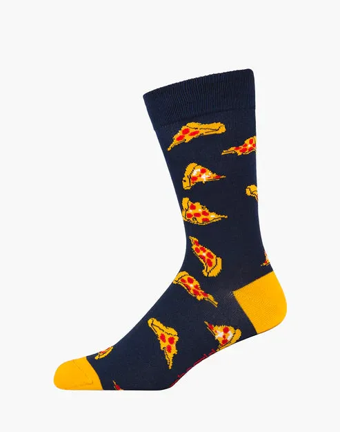 Pepperoni Men's Bamboo Crew Socks