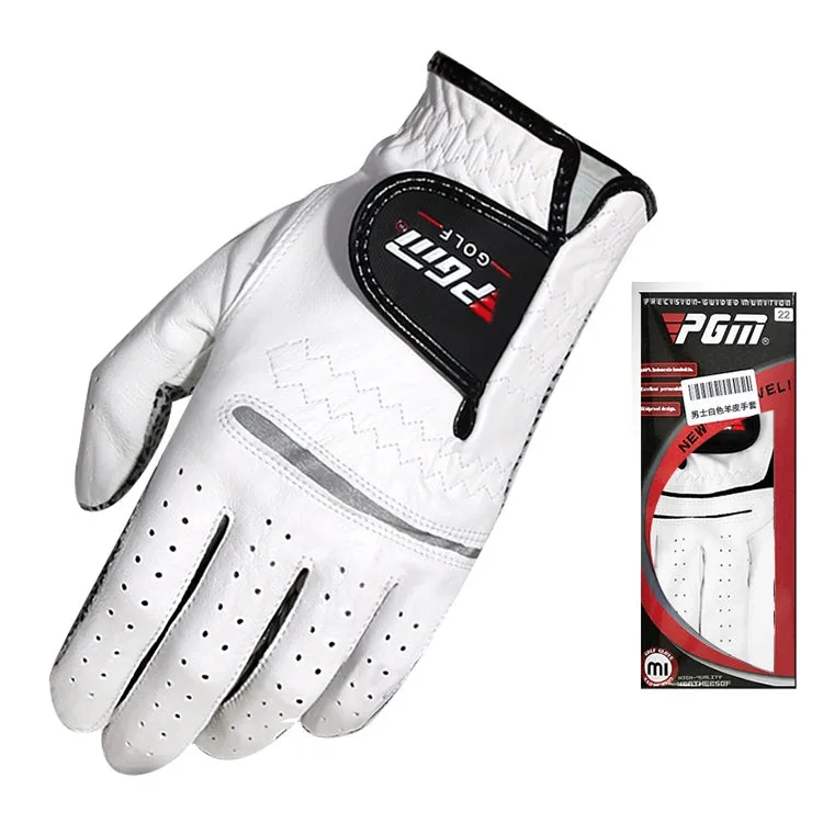 PGM Golf Sheepskin Anti-Slip Single Gloves for Men(Size: 24-Right Hand)