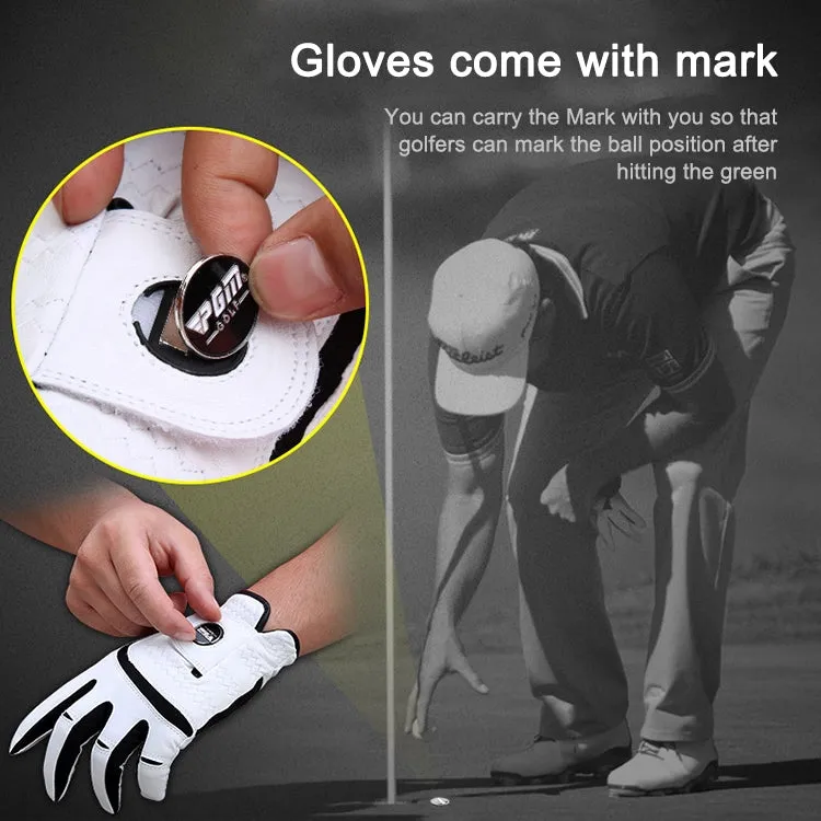 PGM Golf Sheepskin Breathable Non-slip Single Gloves for Men (Color:Right Hand Size:23)