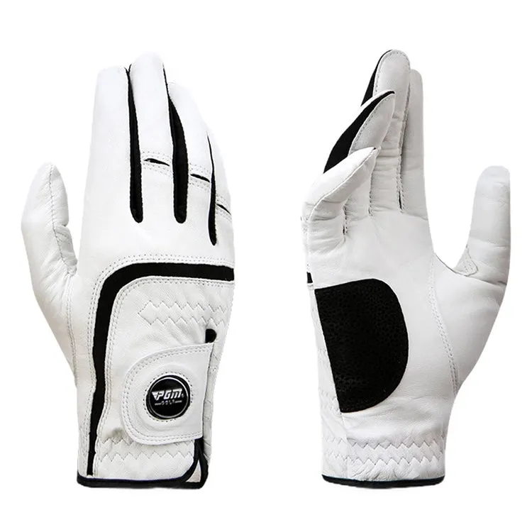 PGM Golf Sheepskin Breathable Non-slip Single Gloves for Men (Color:Right Hand Size:26)