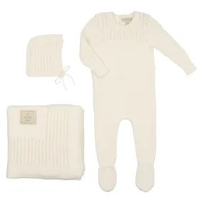 Precious Purl Knit Layette Set