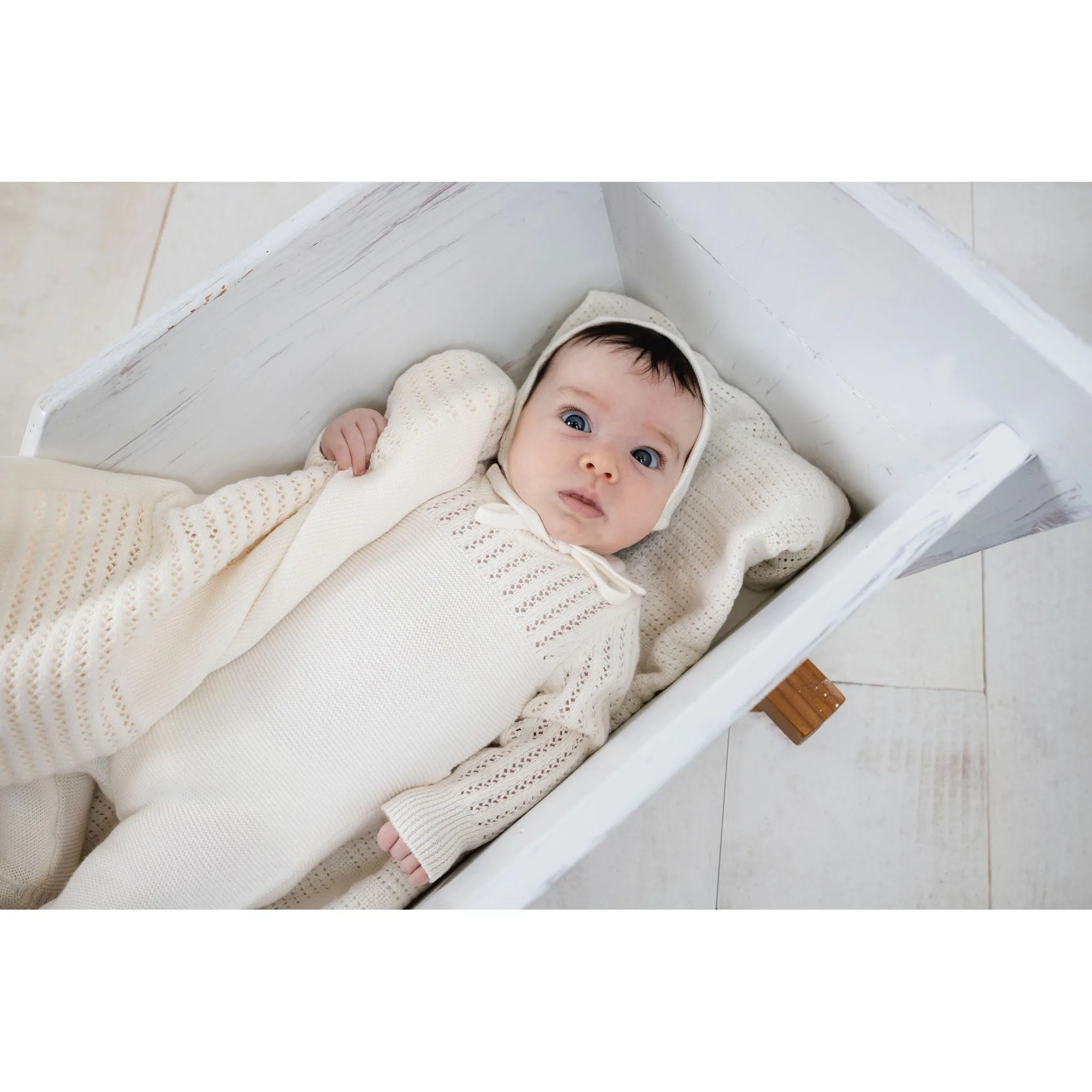 Precious Purl Knit Layette Set