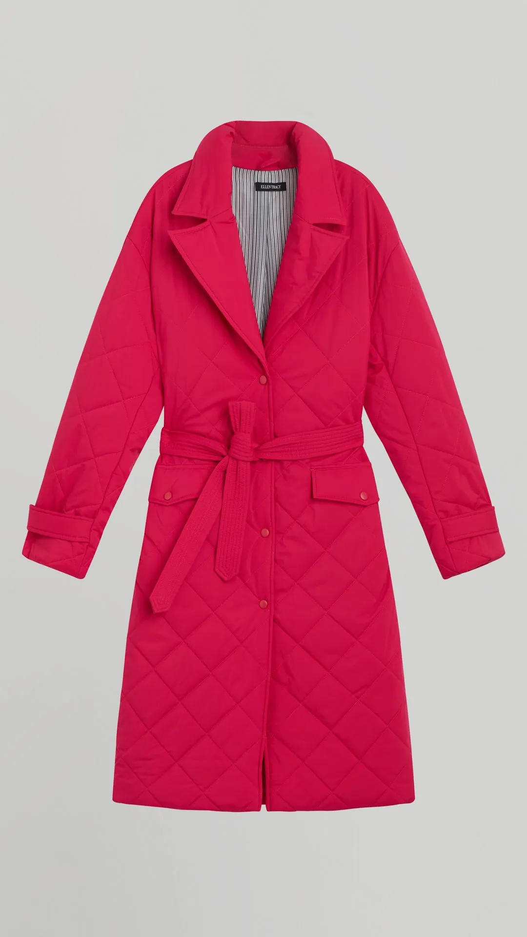 QUILTED TRENCH COAT