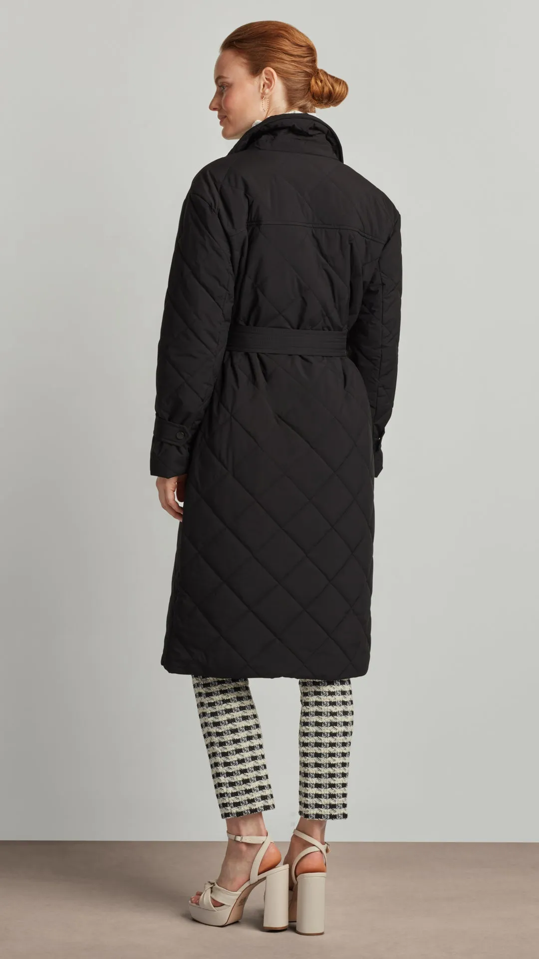 QUILTED TRENCH COAT