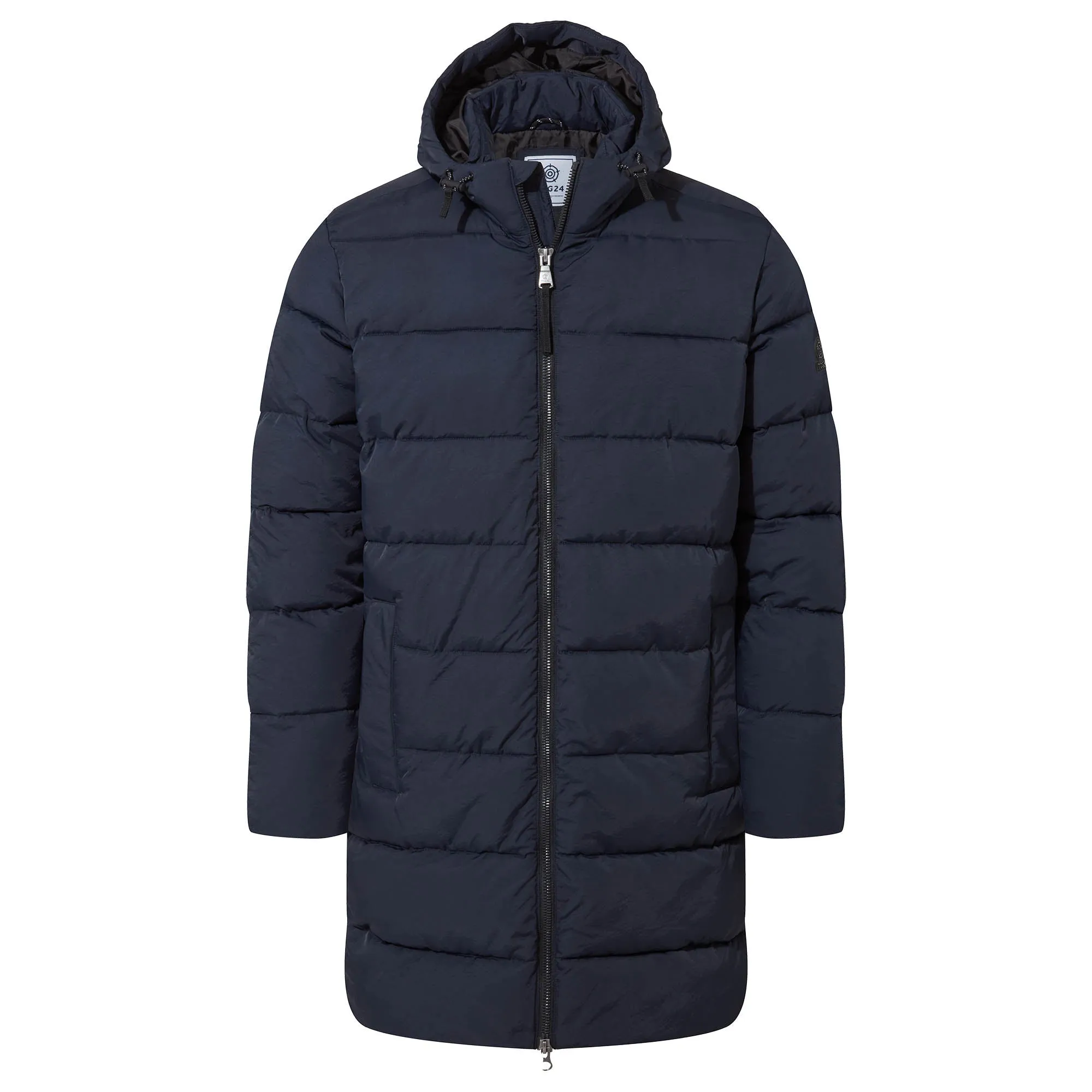 Radley Mens Padded Long Jacket - Dark Indigo