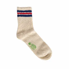 Retro Stripe Crew Sock