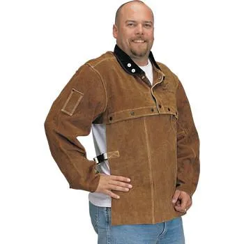 Revco 214CS Cape Sleeve/Bib Combo: Brown Cowhide