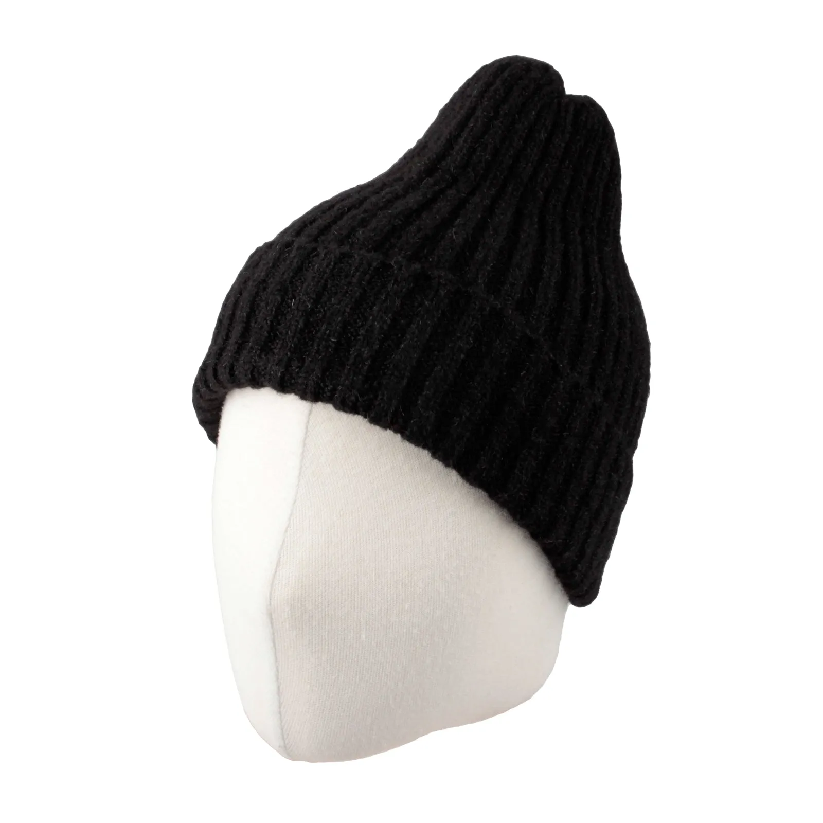 Ribbed Knit Beanie Classic Plain Warm Cuff Daily Cap XZ50075