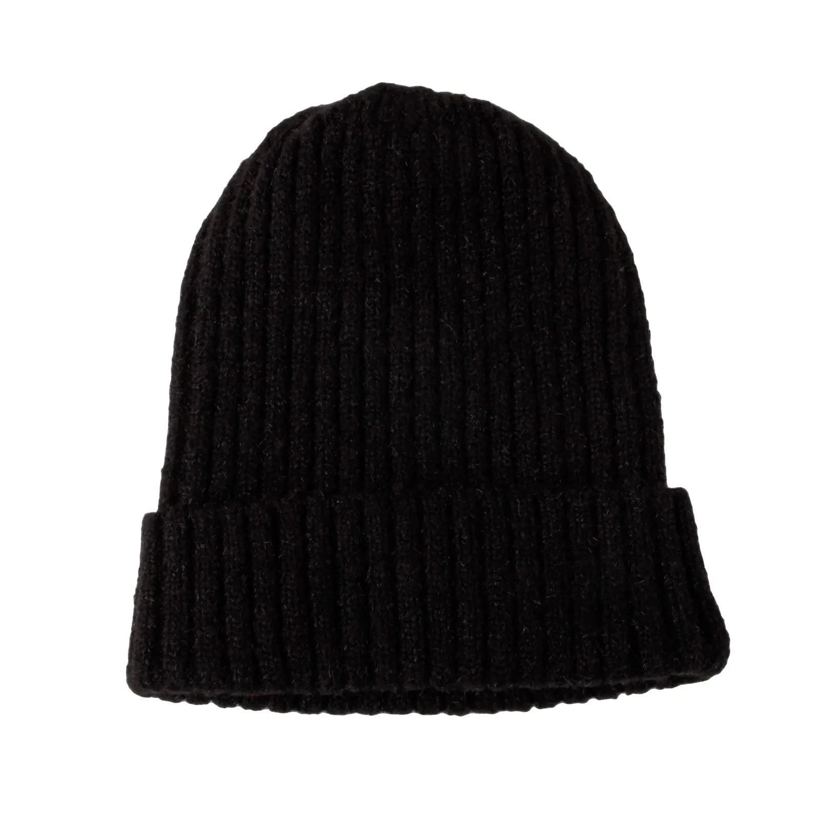 Ribbed Knit Beanie Classic Plain Warm Cuff Daily Cap XZ50075